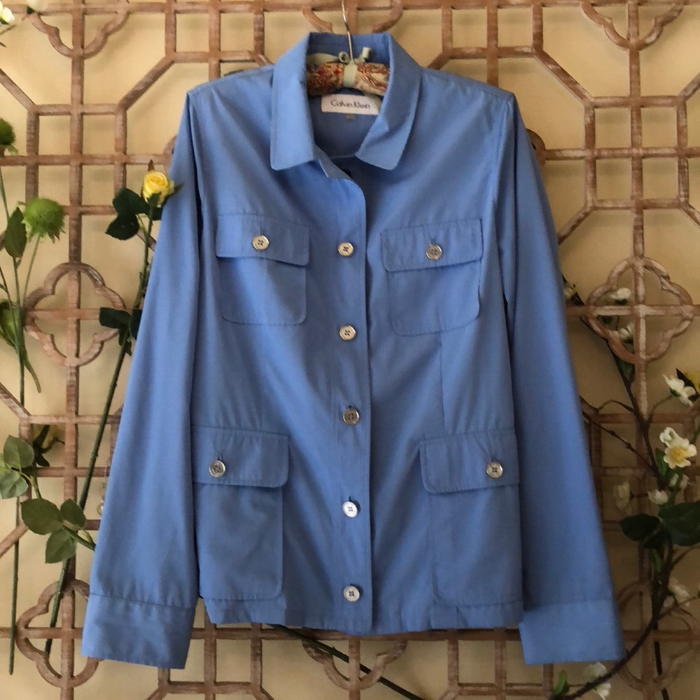 Calvin Klein blue Spring jacket